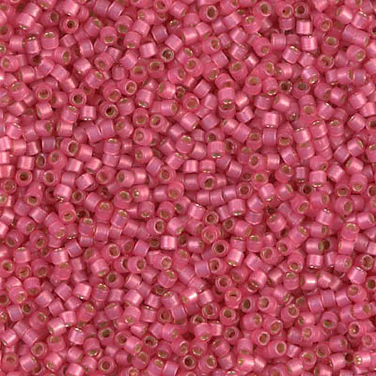 Miyuki 11/0 Delica Beads, Duracoat SF S/L Dyed Hibiscus 11/0 Miyuki Delica Bead