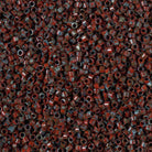 Miyuki 11/0 Delica Beads, Picasso Opaque Red Garnet Matte