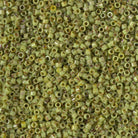 Miyuki 11/0 Delica Beads, Picasso Chartreuse Matte