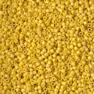 Miyuki 11/0 Delica Beads, Frost Opaque Glaze Cream
