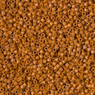 Miyuki 11/0 Delica Beads, Frost Opaque Glaze Burnt Orange