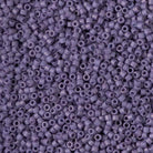 Miyuki 11/0 Delica Beads, Frost Opaque Glaze Purple