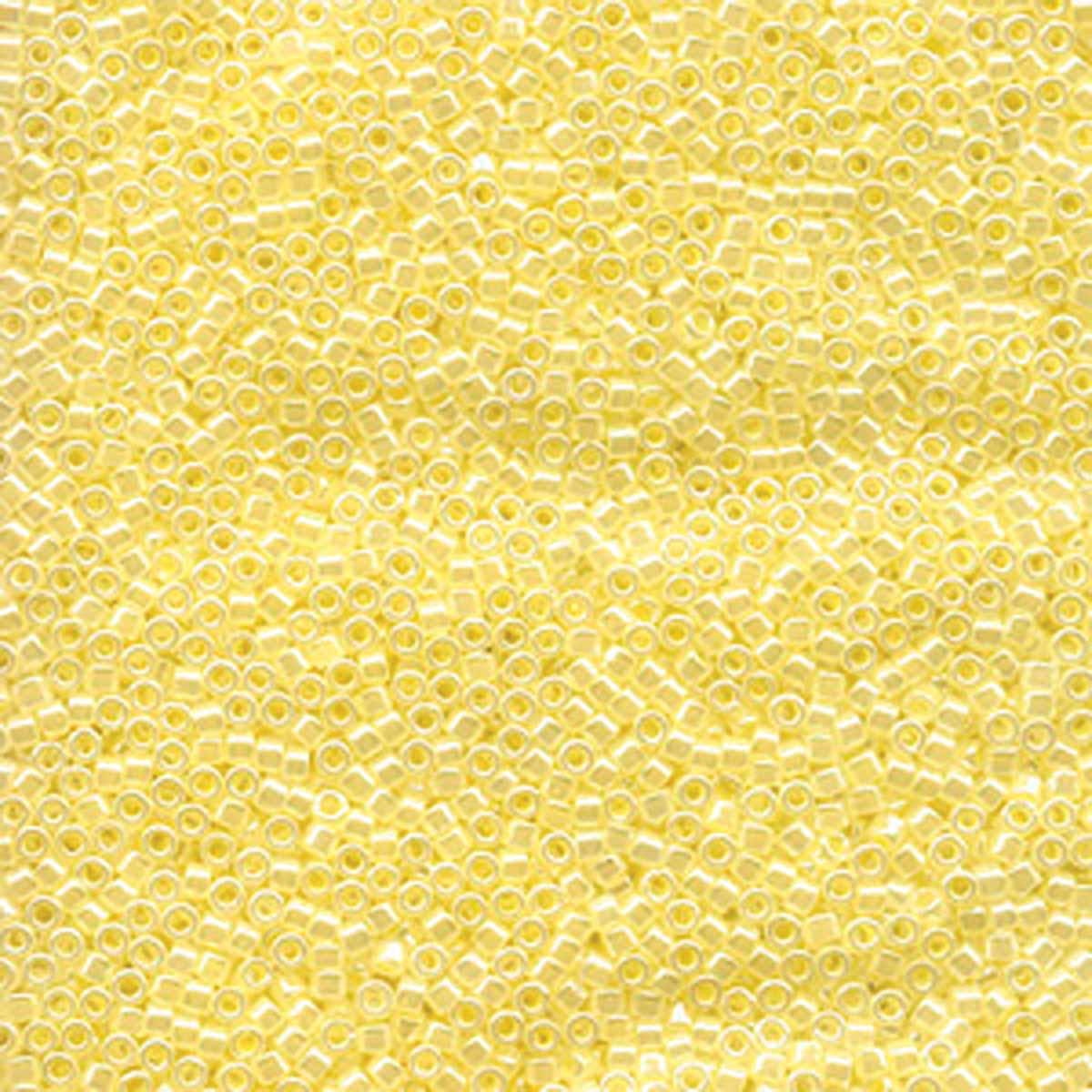 Miyuki 11/0 Delica Beads, Lt Lemon Ice Ceylon