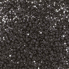 Miyuki 11/0 Delica Beads, Duracoat Opaque Charcoal Grey