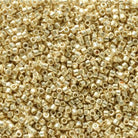 Miyuki 11/0 Delica Beads, Duracoat Galvanized Pale Gold