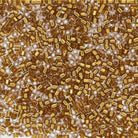 Miyuki 11/0 Delica Beads, Gold Plate Lined Champagne