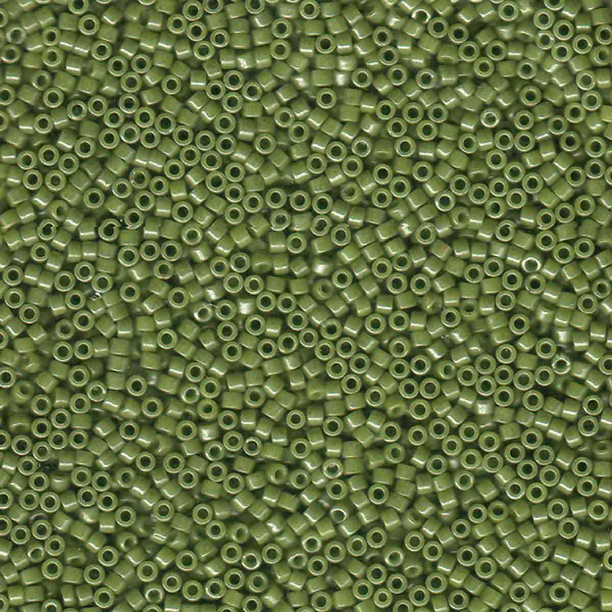 Miyuki 11/0 Delica Beads, Opaque Cactus Luster