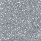 Miyuki 11/0 Delica Beads, Spkl Silver Gray Lined Crystal