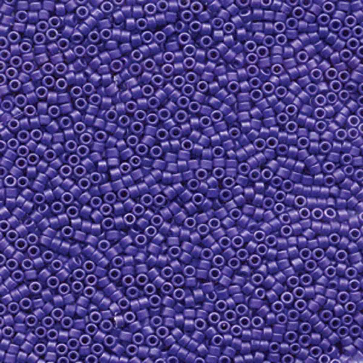 Miyuki 11/0 Delica Beads, Matte Metallic Sapphire Blue | Approx. 6.9g Tube