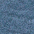 Miyuki 11/0 Delica Beads, Matte Metallic Light Gray Blue