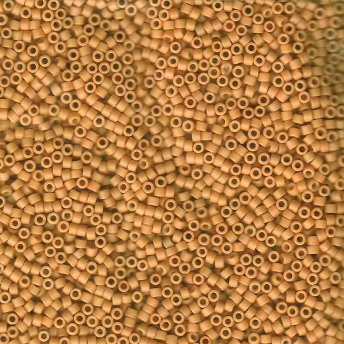 Miyuki 11/0 Delica Beads, Matte Opaque Light Terracotta