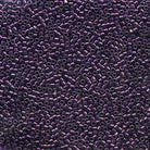 Miyuki 11/0 Delica Beads, Galvanized Dark Purple Dyed