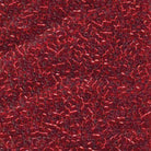 Miyuki 11/0 Delica Beads, Silver-Lined Red Dyed