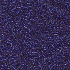 Miyuki 11/0 Delica Beads, Silver-Lined Violet Dyed
