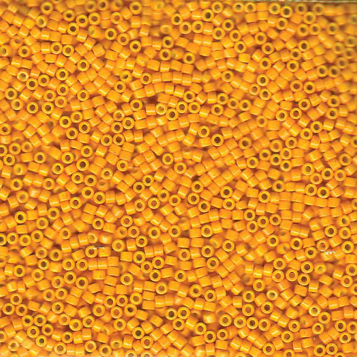 Miyuki 11/0 Delica Beads, Dyed Opaque Squash