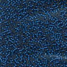 Miyuki 11/0 Delica Beads, Semi Matte Silver-Lined Med. Dyed Blue