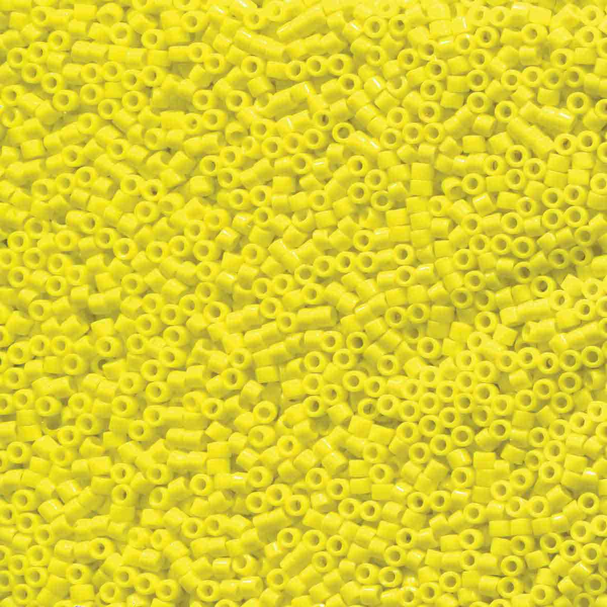 Miyuki 11/0 Delica Beads, Opaque Yellow