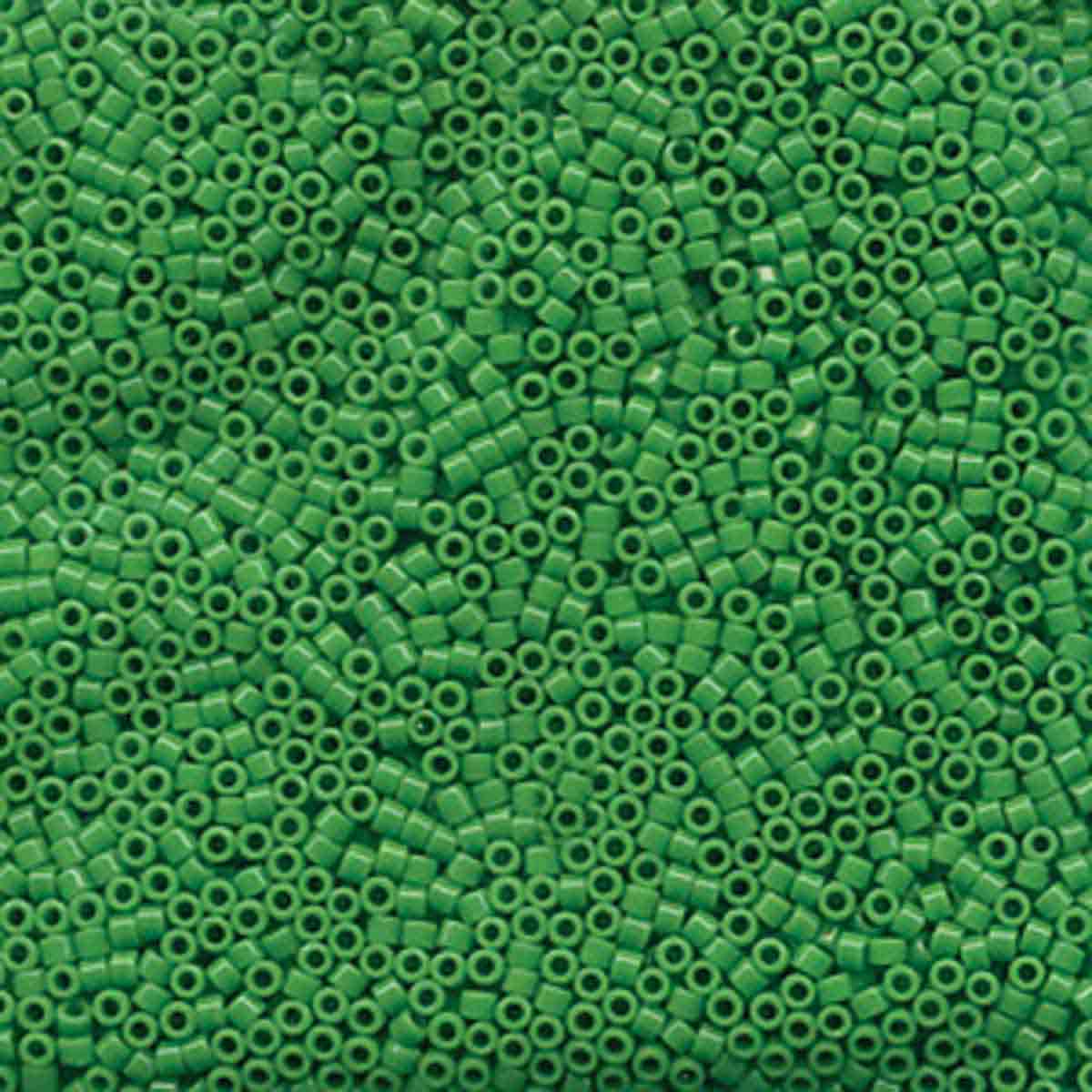 Miyuki 11/0 Delica Beads, Opaque Pea Green