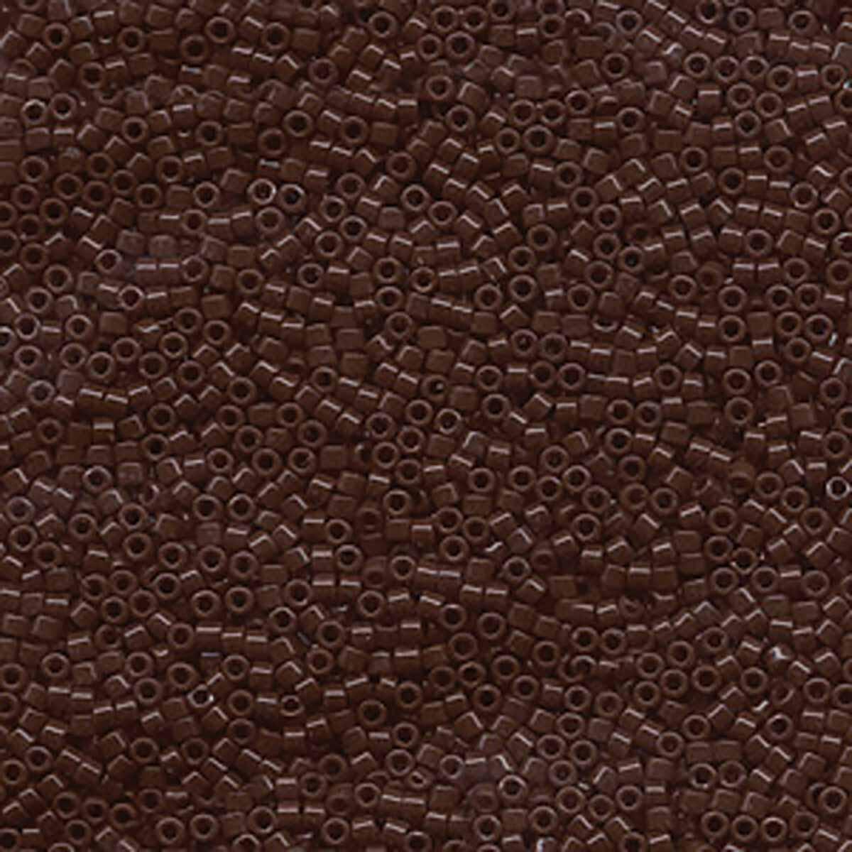 Miyuki 11/0 Delica Beads, Opaque Chocolt Brown