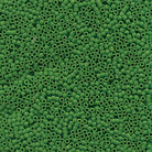 Miyuki 11/0 Delica Beads, Matte Opaque Pea Green