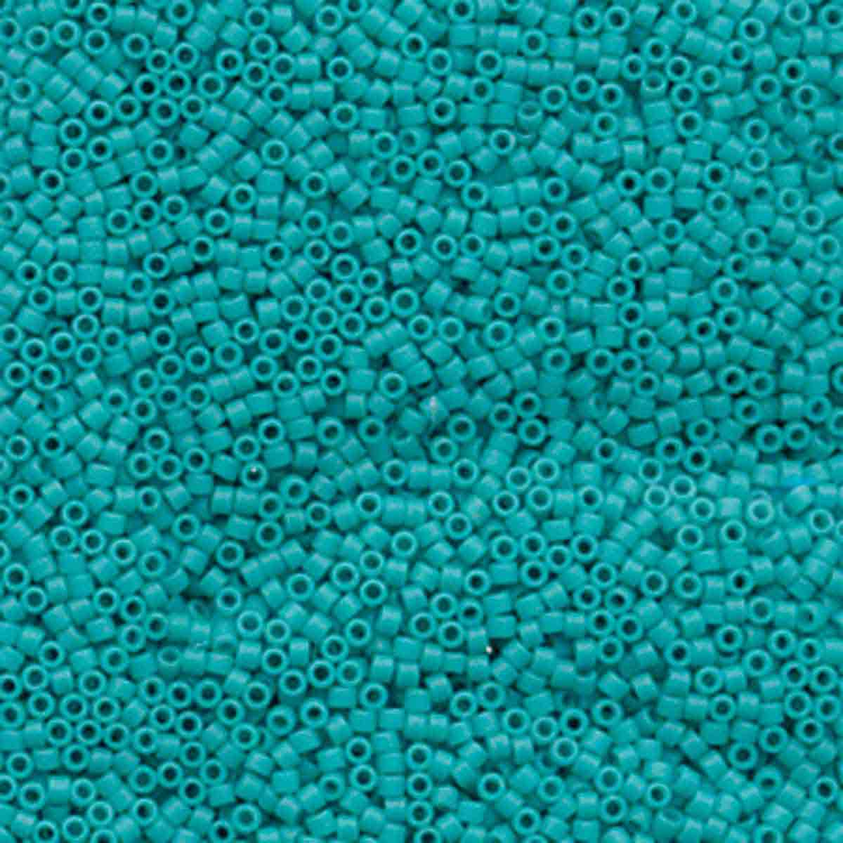 Miyuki 11/0 Delica Beads, Matte Opaque Turquoise