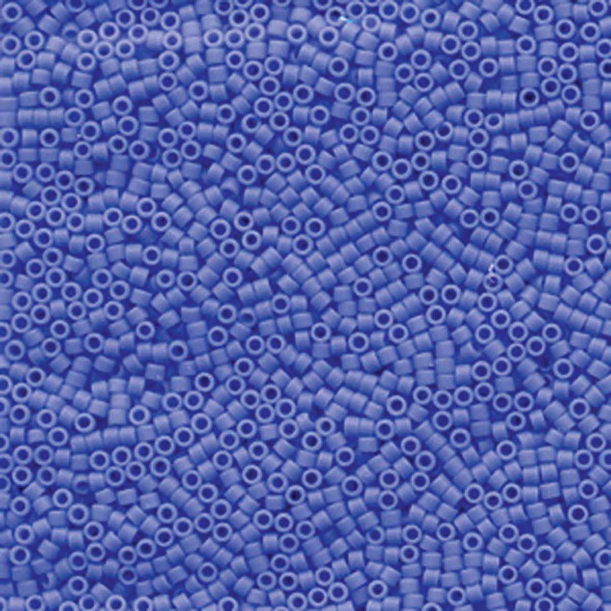 Miyuki 11/0 Delica Beads, Matte Opaque Light Sapphire