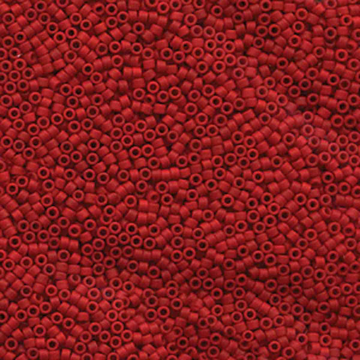Miyuki 11/0 Delica Beads, Dyed Matte Opaque Maroon