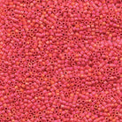 Miyuki 11/0 Delica Beads, Matte OpaqueCranberry AB
