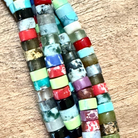 Detail of Mixed Heishi Gemstone Strand, 2x4mm (ABA-1223)