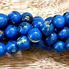 Detail of Stabilized Turquoise, Lapis, 6mm (BCB-2731)