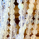 Detail of Opalite Faceted Gemstone Beads, 4mm (ABA-1210)