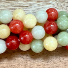 Detail of Jade Round Beads, Tropical, 8mm (BCB-2471)