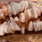 Detail of Pink Moonstone Nugget Gemstone Beads (ABA-1147)