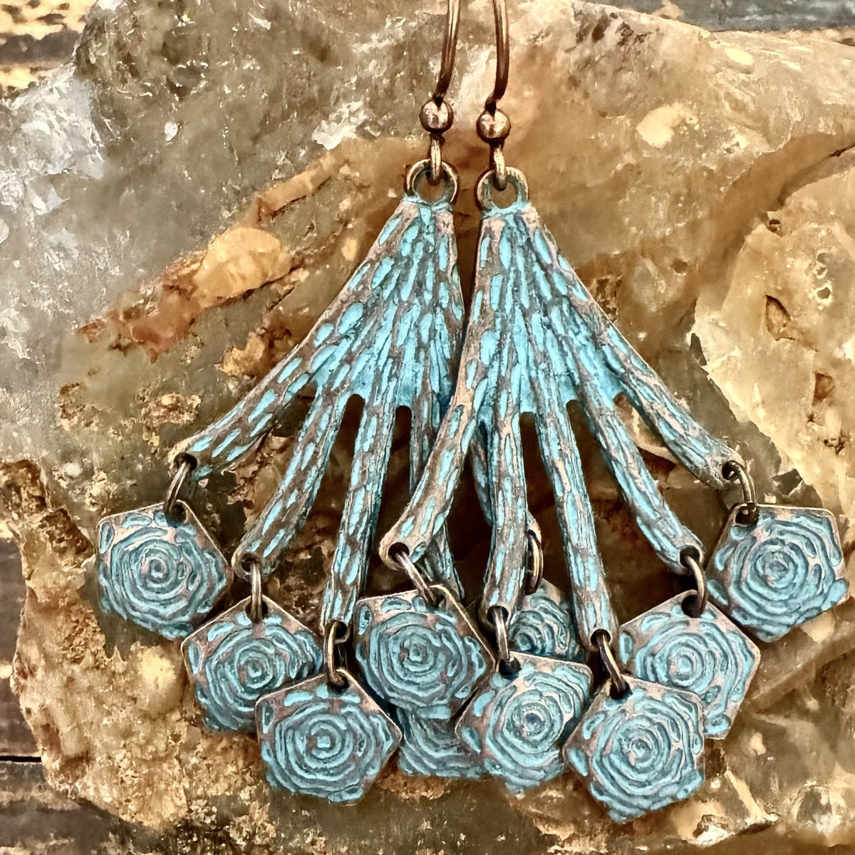 Flirty Dangles finished earrings made with PK02CP earwires; decorative components sold separately
