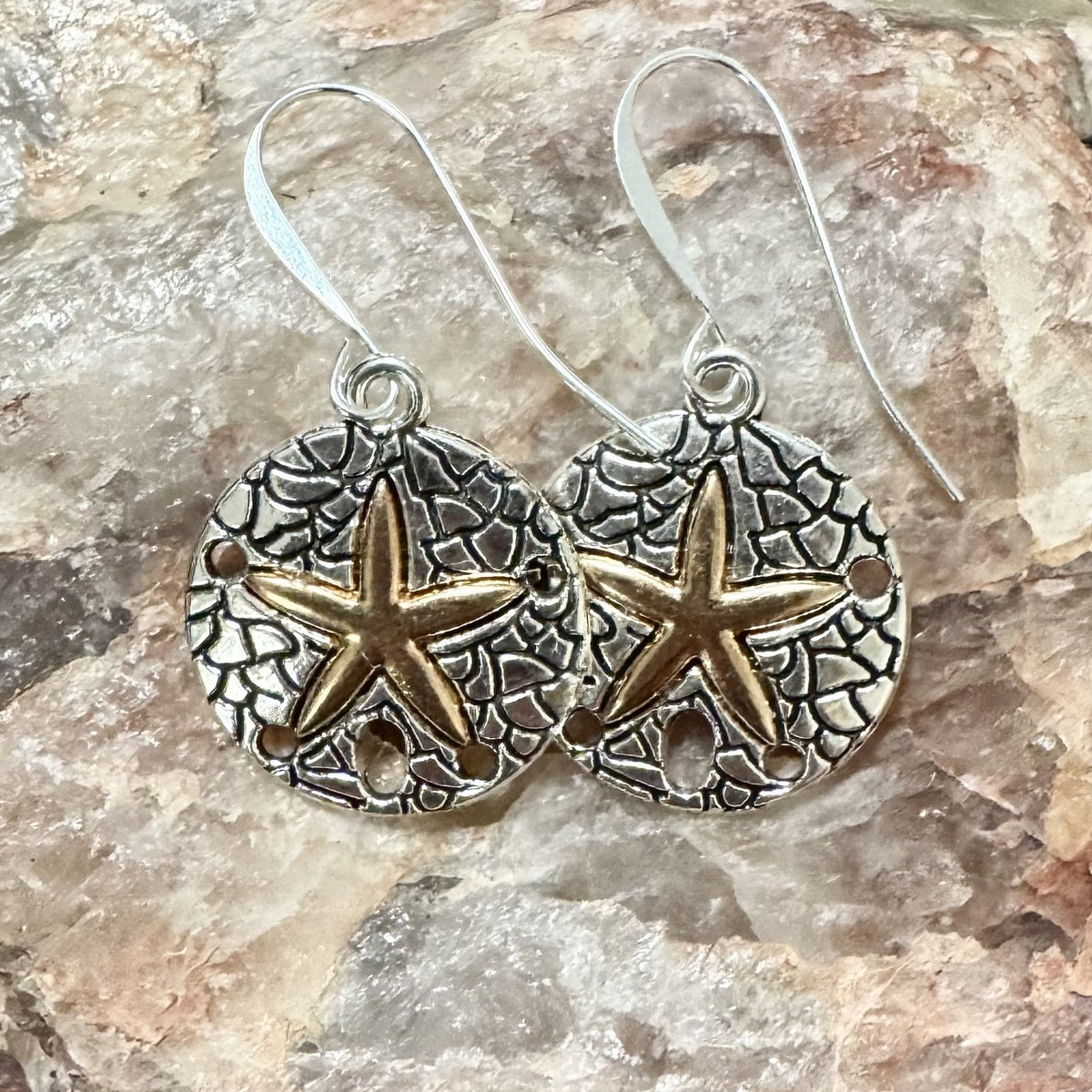 Under the Sea Earrings finished earrings made with PK07SP earwires; decorative components sold separately