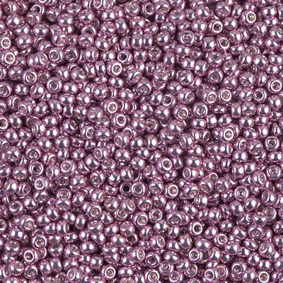 11/0 Galvanized Lt Raspberry Miyuki Seed Bead 25g – Auntie's Beads