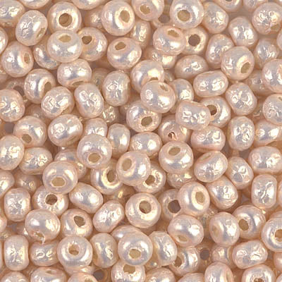 rose gold seed beads 6-3954 - 6/0 Pale Pink Miyuki Baroque Bead