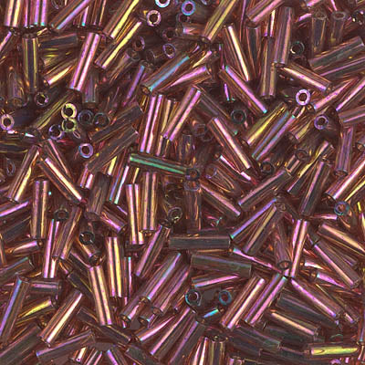 BGL2-301 - 6mm Miyuki Bugle Seed Beads, Dark Topaz Rainbow Gold Luster –  Auntie's Beads Direct
